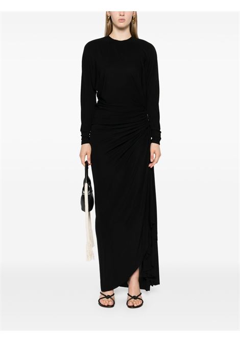 Black Helix side-slit maxi dress Christopher Esber - women CHRISTOPHER ESBER | 24023222BLK